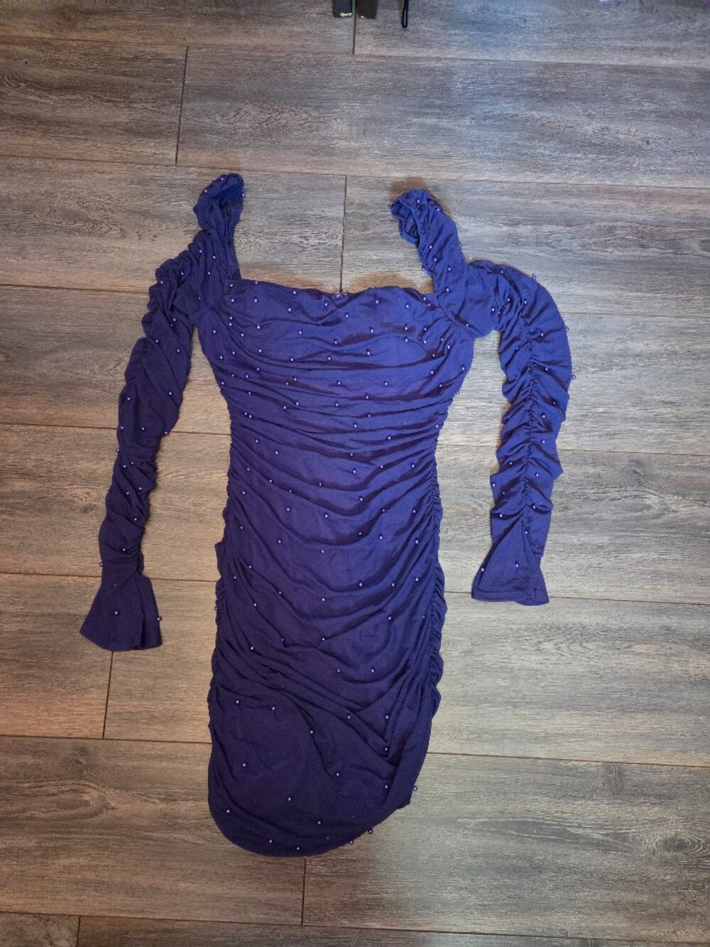 Windsor size L beaded purple formal dress!